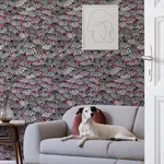 Brewster Home Fashions Dara Raspberry Jolly Brollies Wallpaper - SKU CEP50115W