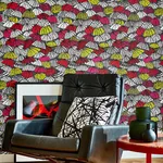 Brewster Home Fashions Dara Red Jolly Brollies Wallpaper - SKU CEP50116W