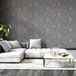 Brewster Home Fashions Darcel Grey Granite Wallpaper - SKU AH296708