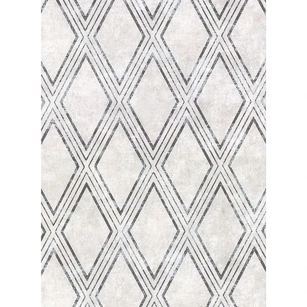 2921-51000 | Dartmouth Light Grey Faux Plaster Geometric Wallpaper