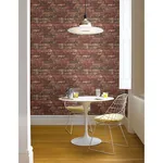 Brewster Home Fashions Davis Dark Red Exposed Brick Wallpaper - SKU 2767-21258