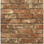 Brewster Home Fashions Davis Red Brick Wallpaper | Wallpaper Twins Brewster Home Fashions Davis Red Brick Wallpaper - SKU 2767-20097