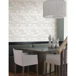 Brewster Home Fashions Davis White Brick Wallpaper - SKU 2767-21261