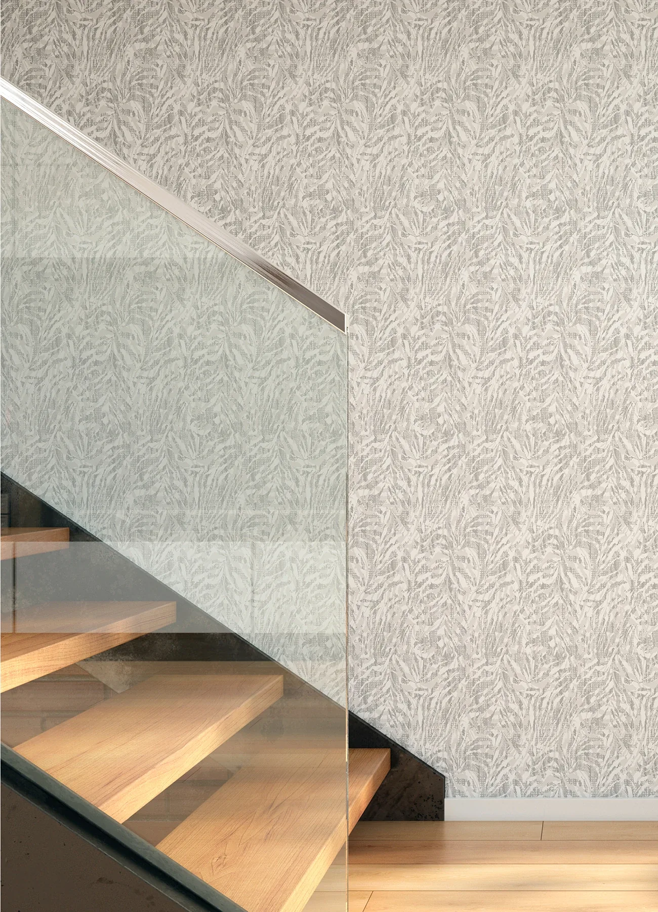 Brewster Home Fashions Davy Light Grey Zebra Wallpaper - SKU WLD53133W