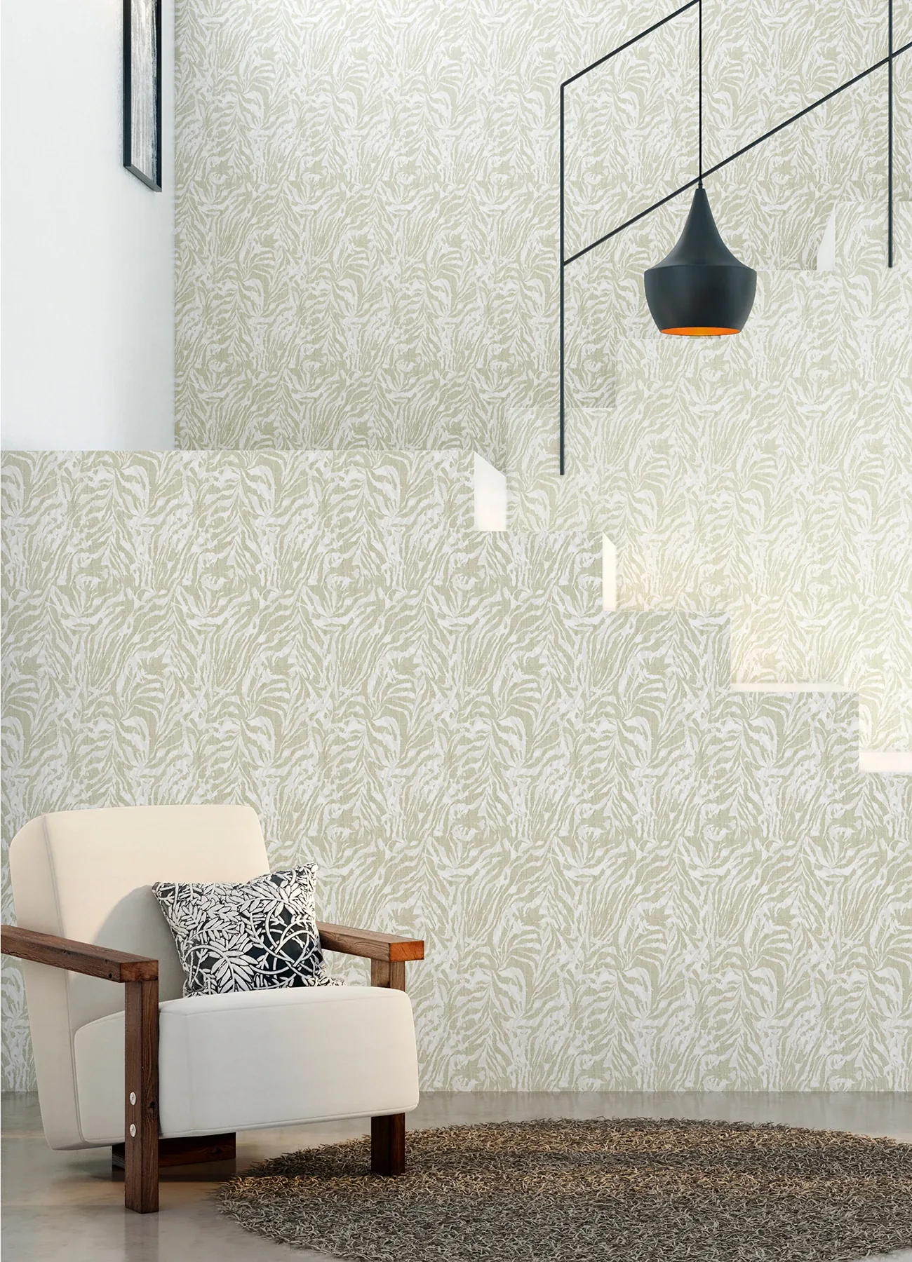 Brewster Home Fashions Davy Taupe Zebra Wallpaper - SKU WLD53134W