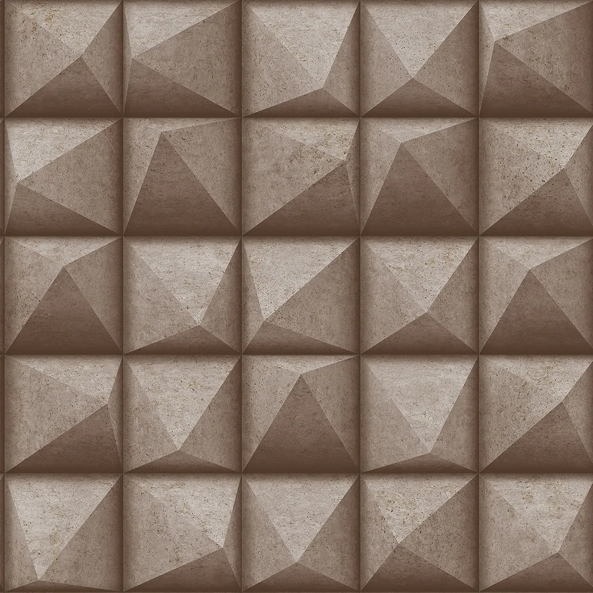 4020-78608 | Dax Copper 3D Geometric Wallpaper