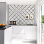 Brewster Home Fashions Deedee Black Geometric Faux Grasscloth Wallpaper - SKU 2904-25672