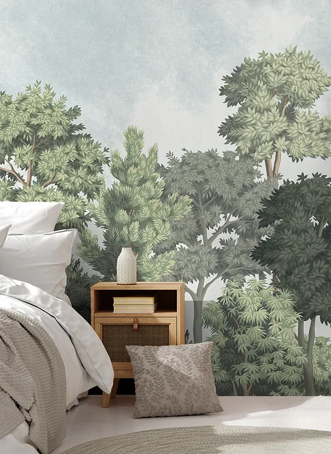 Brewster Home Fashions Delamere Green Wall Mural - SKU 4164-50944