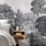 Brewster Home Fashions Delamere Mono Wall Mural - SKU 4164-50945