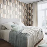 Brewster Home Fashions Derain Charcoal Geometric Wallpaper - SKU RH330533
