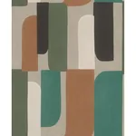Brewster Home Fashions Derain Green Geometric Wallpaper - SKU RH330526