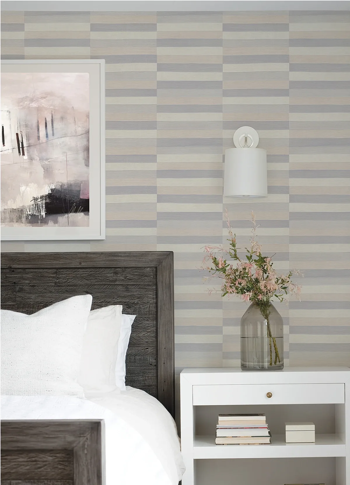 Brewster Home Fashions Dermot Pastel Horizontal Stripe Wallpaper - SKU 4041-418712