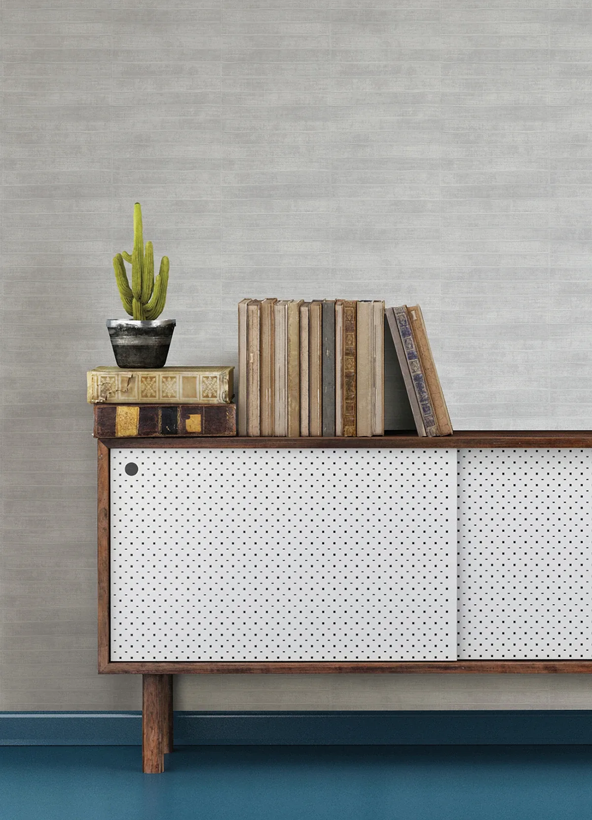 Brewster Home Fashions Dermot Silver Horizontal Stripe Wallpaper - SKU 4041-418477