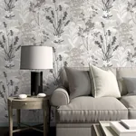 Brewster Home Fashions Desdemona Multicolor Floral Silhouettes Wallpaper - SKU 2836-24571
