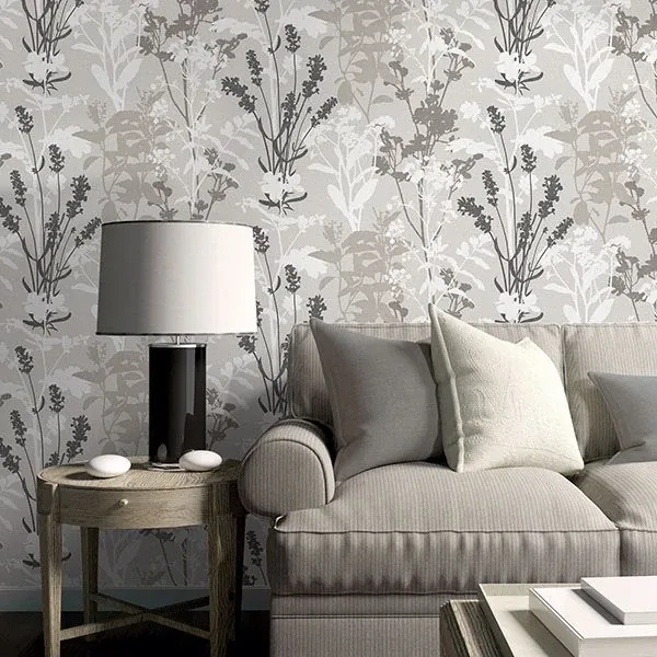Brewster Home Fashions Desdemona Multicolor Floral Silhouettes Wallpaper - SKU 2836-24571