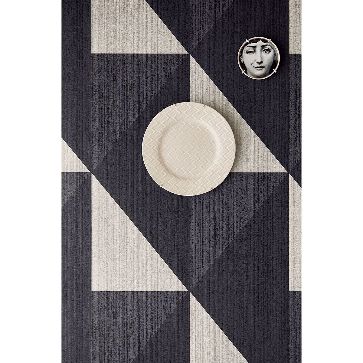 Brewster Home Fashions Diamond Black Tri-Tone Geometric Wallpaper - SKU 395823