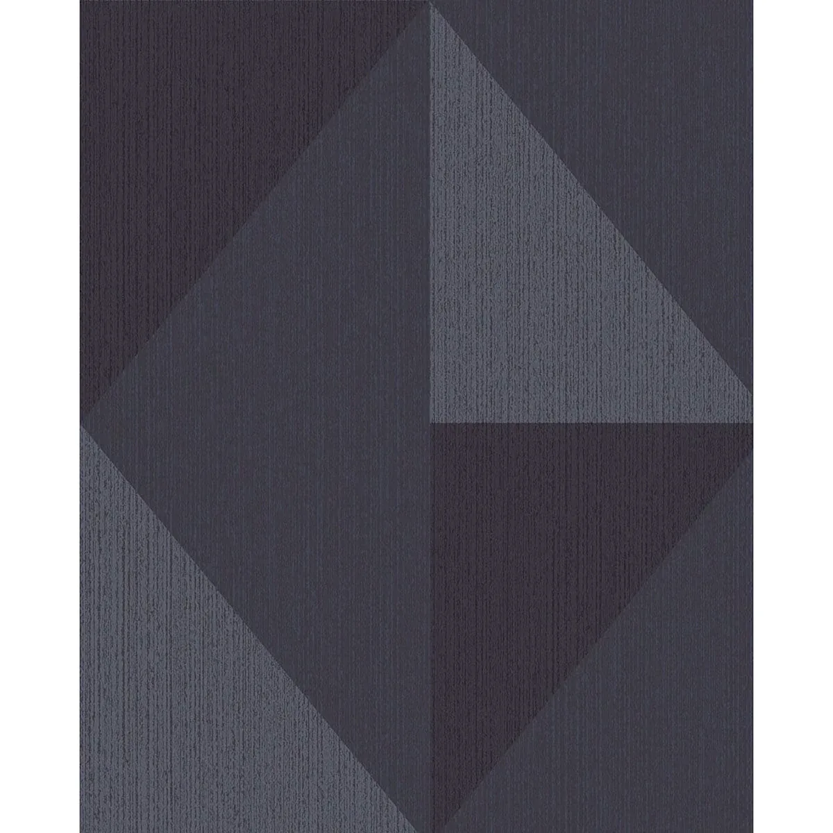 395826 | Diamond Blue Tri-Tone Geometric Wallpaper