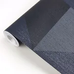 Brewster Home Fashions Diamond Blue Tri-Tone Geometric Wallpaper - SKU 395826