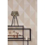 Brewster Home Fashions Diamond Khaki Tri-Tone Geometric Wallpaper - SKU 395821