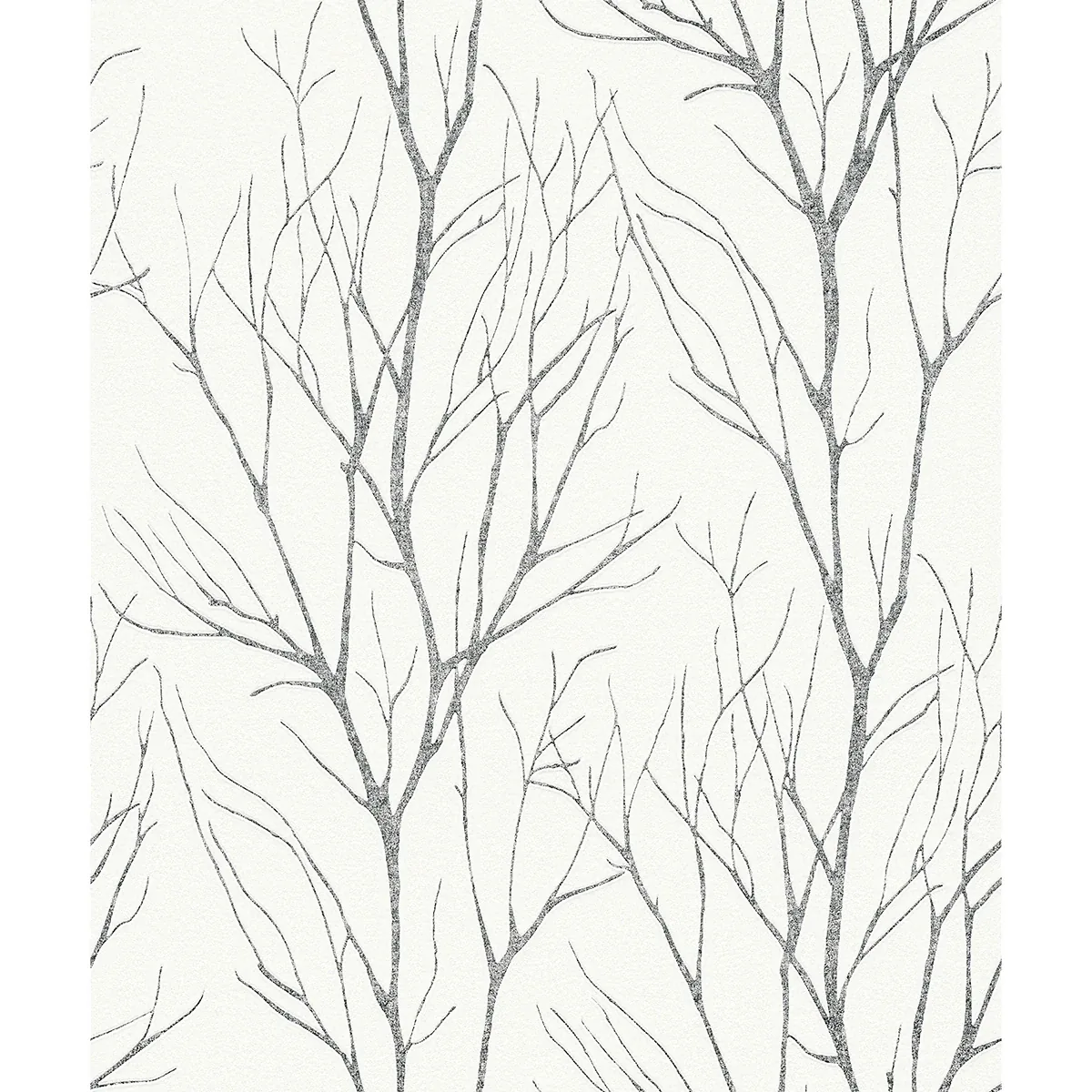 2979-37260-4 | Diani Charcoal Metallic Tree Wallpaper