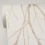 Brewster Home Fashions Diani Gold Metallic Tree Wallpaper - SKU 2979-37260-3