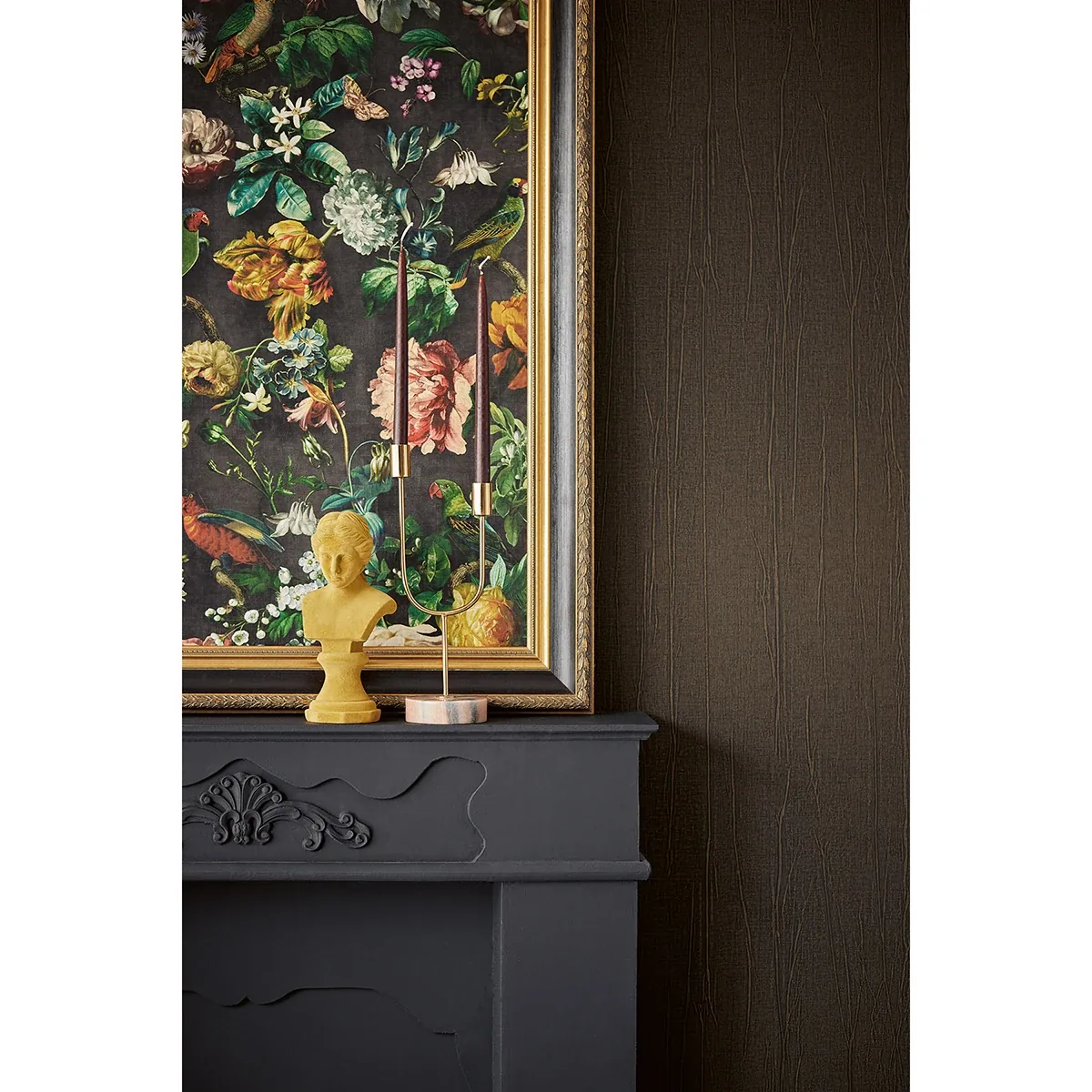 Brewster Home Fashions Diego Espresso Distressed Texture Wallpaper - SKU 307333