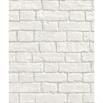 Brewster Home Fashions Ditmas White Brick Wallpaper - SKU M1038