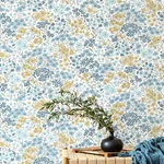 Brewster Home Fashions Ditsy Light Blue Daisies Wallpaper - SKU 4164-M1814