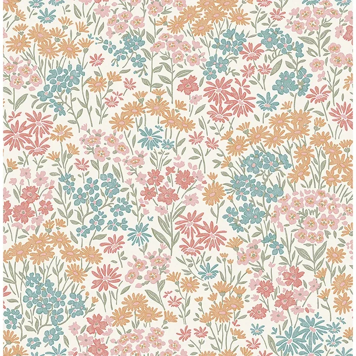 4164-M1811 | Ditsy Multi Daisies Wallpaper