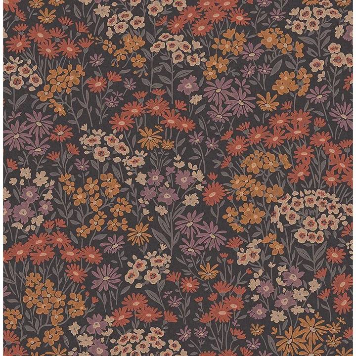 Brewster Home Fashions Ditsy Orange Daisies Wallpaper - SKU 4164-M1812