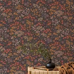Brewster Home Fashions Ditsy Orange Daisies Wallpaper - SKU 4164-M1812
