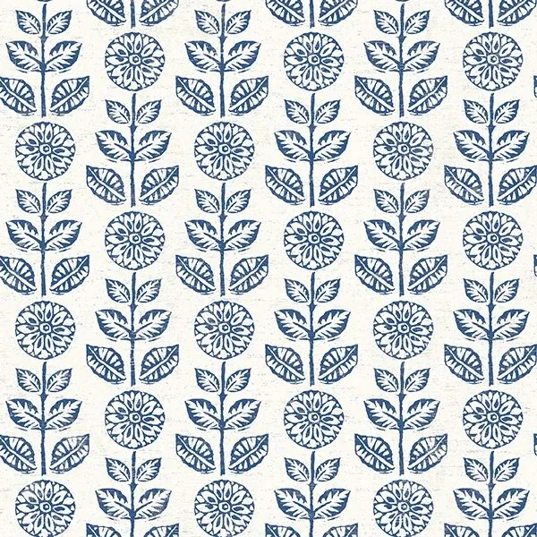 3119-13512 | Dolly Navy Floral Wallpaper