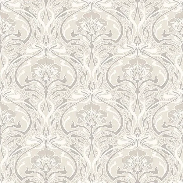M1197 | Donovan Cream Nouveau Floral Wallpaper