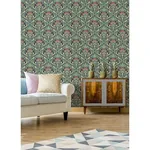 Brewster Home Fashions Donovan Moss Nouveau Floral Wallpaper - SKU M1196