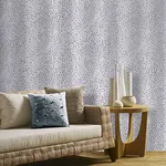 Brewster Home Fashions Dora Sterling Leopard Stripe Wallpaper - SKU AH903101