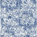 Brewster Home Fashions Dori Blue Painterly Floral Wallpaper - SKU 2980-26187