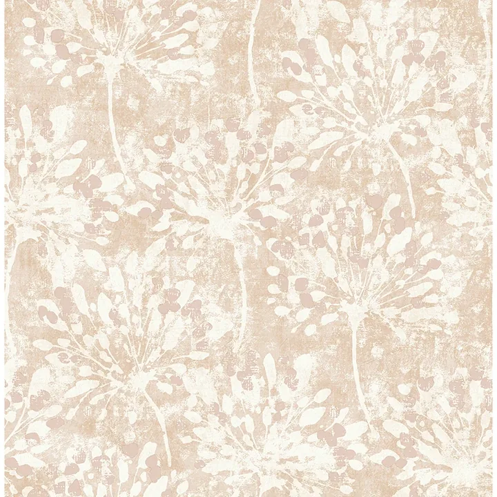 2980-26189 | Dori Blush Painterly Floral Wallpaper