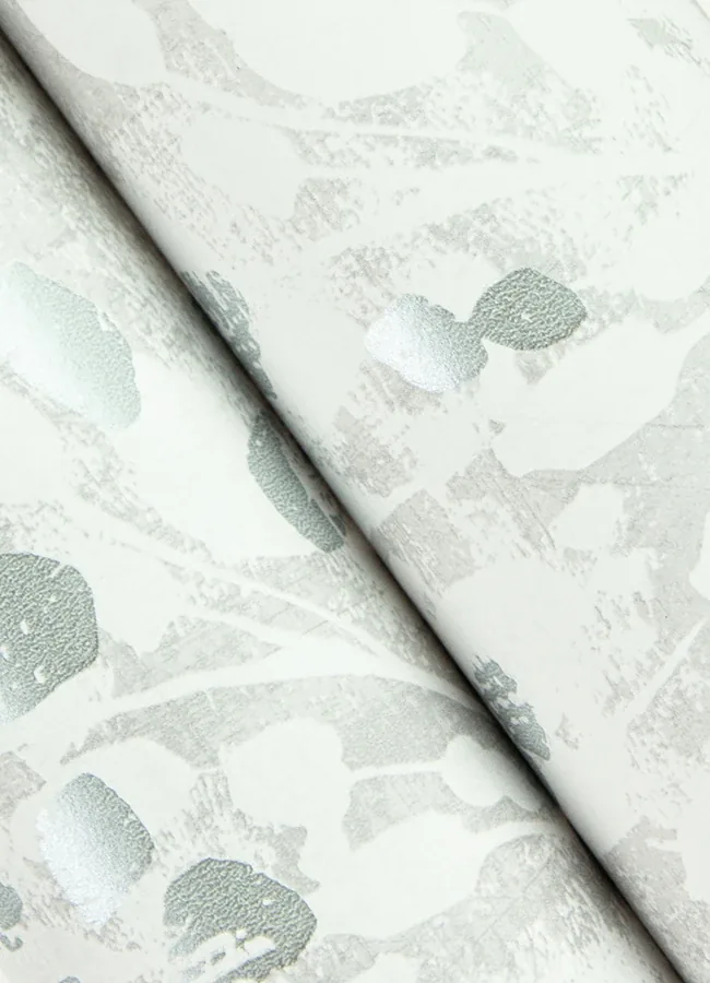 Brewster Home Fashions Dori Light Grey Painterly Floral Wallpaper - SKU 2980-26190