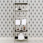 Brewster Home Fashions Draper Black Geometric Wallpaper - SKU 2766-23824