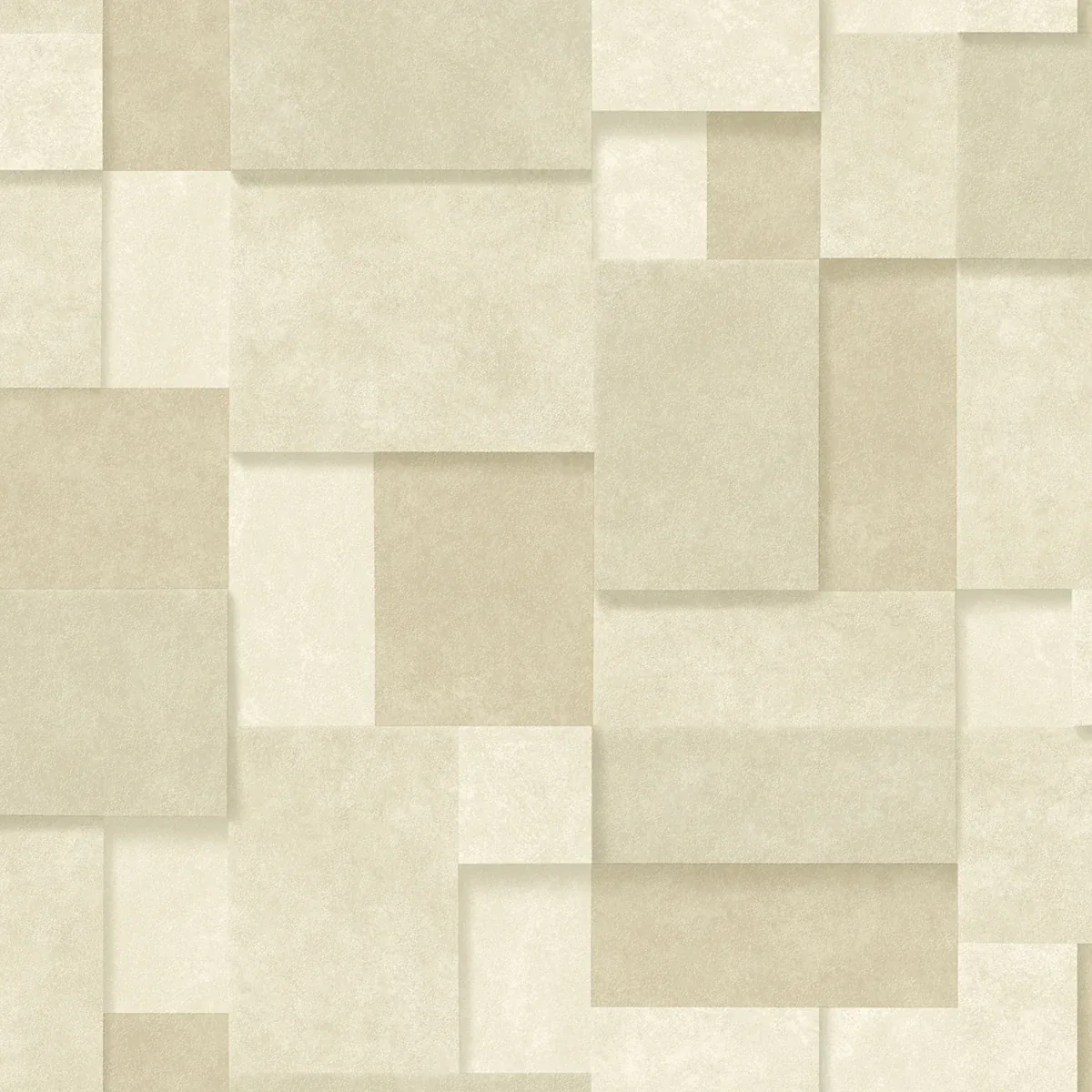 2896-25355 | Duchamp Wheat Patchwork Metallic Wallpaper