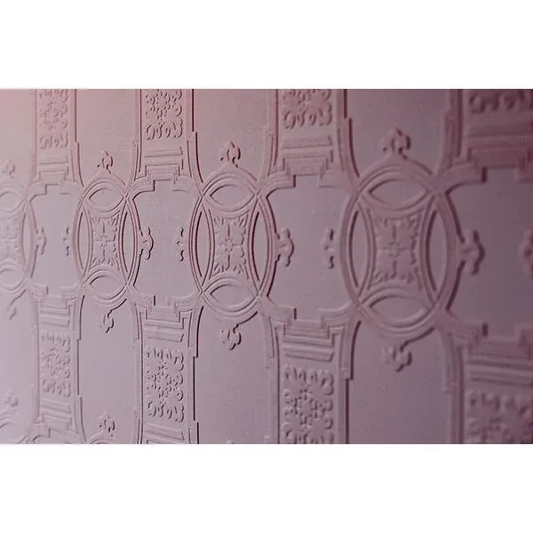 Brewster Home Fashions Early Victorian White Paintable Textured Vinyl Wallpaper - SKU 437-RD01600