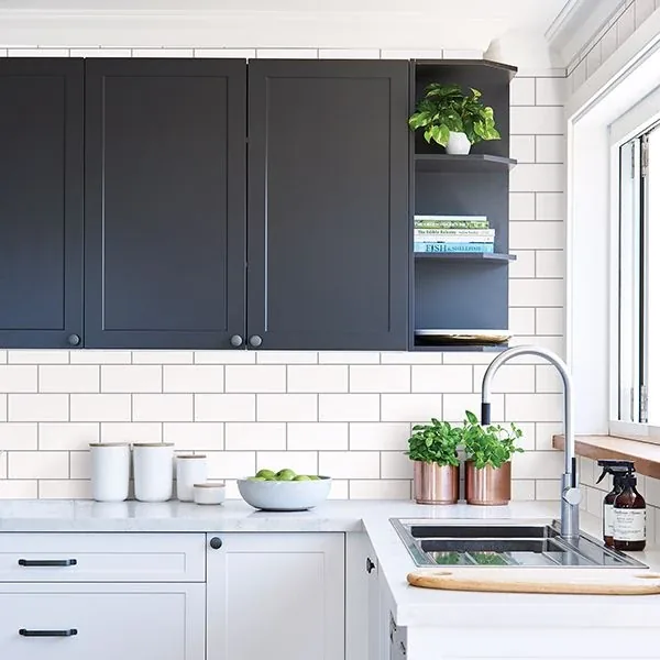 Brewster Home Fashions Easton Off White Paintable Subway Tile Wallpaper - SKU 2904-23750