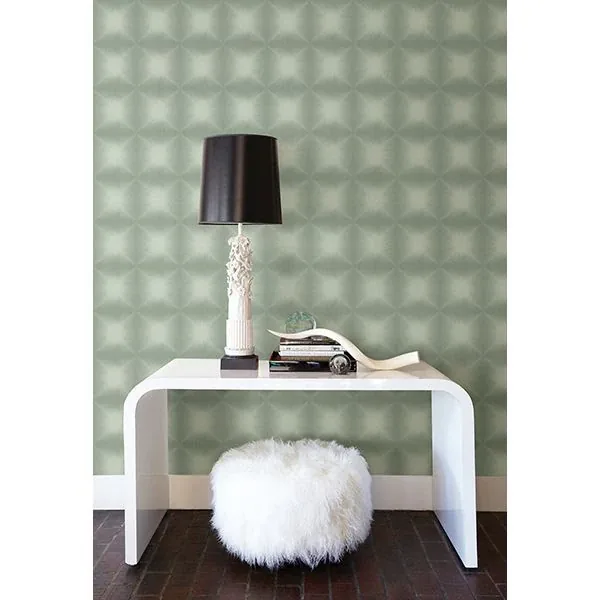 Brewster Home Fashions Echo Sage Geometric Wallpaper - SKU 2671-22438