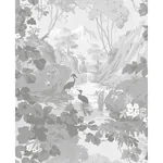 Brewster Home Fashions Eden Grey Crane Lagoon Wallpaper - SKU M1677