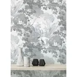 Brewster Home Fashions Eden Grey Crane Lagoon Wallpaper - SKU M1677