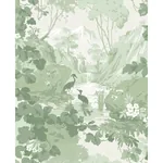 Brewster Home Fashions Eden Sage Crane Lagoon Wallpaper - SKU M1679