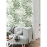 Brewster Home Fashions Eden Sage Crane Lagoon Wallpaper - SKU M1679