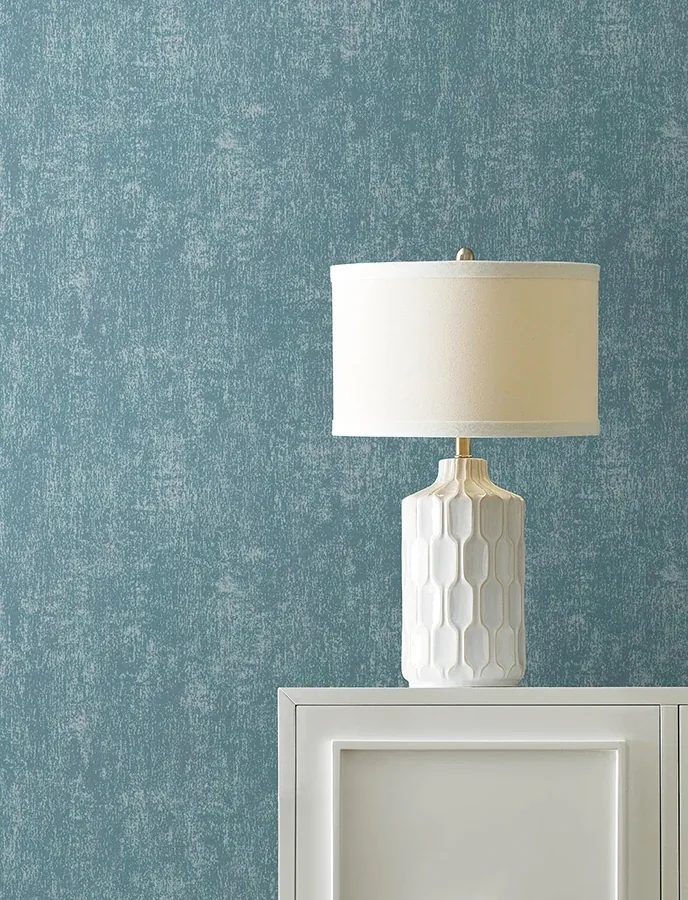 Brewster Home Fashions Edmore Denim Faux Suede Wallpaper - SKU 4144-9163