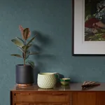 Brewster Home Fashions Edsel Blue Geometric Wallpaper - SKU 4044-38022-5