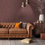 Brewster Home Fashions Edsel Maroon Geometric Wallpaper - SKU 4044-38022-4